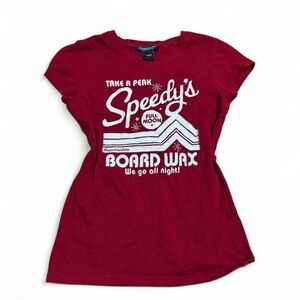 Vintage Y2K Abercrombie Speedy’s Board Wax Graphic Tee M